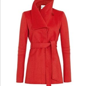 Reiss Casper Belted Wool and Cashmere Coat